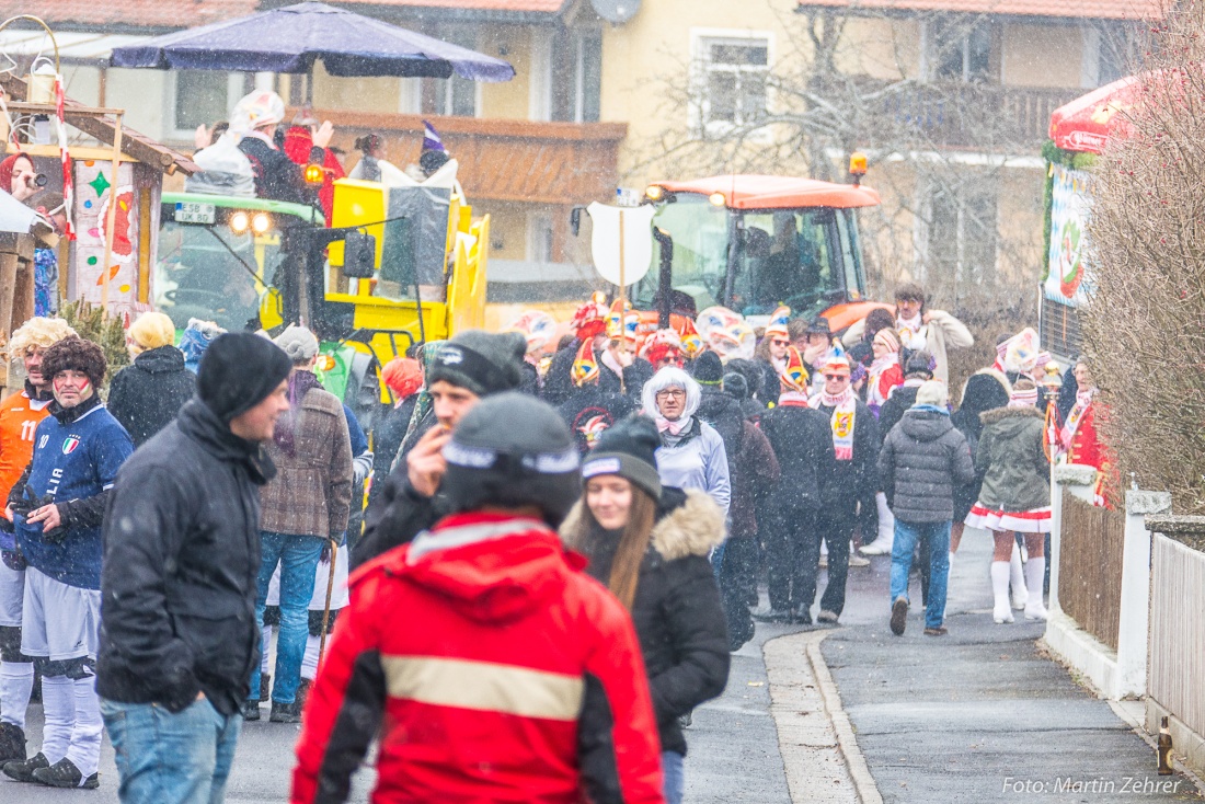 Foto: Martin Zehrer - Gaudi, Gaudi, Gaudi!!! Faschingszug des WCV durch Waldeck am 11. Februar 2018! 