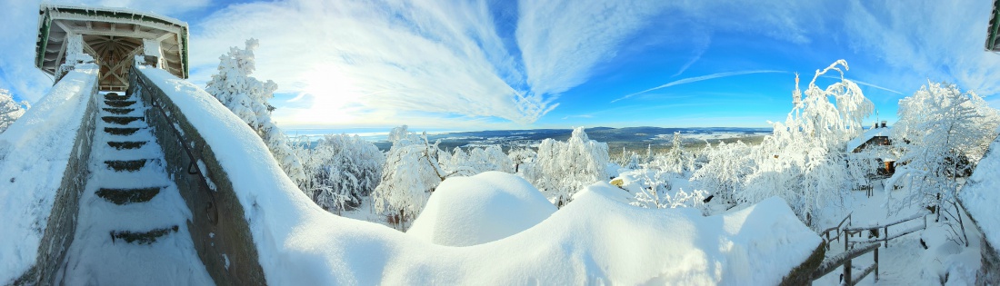 Foto: Martin Zehrer - Winter-Panorama von der Kösseine hinunter :-) 
