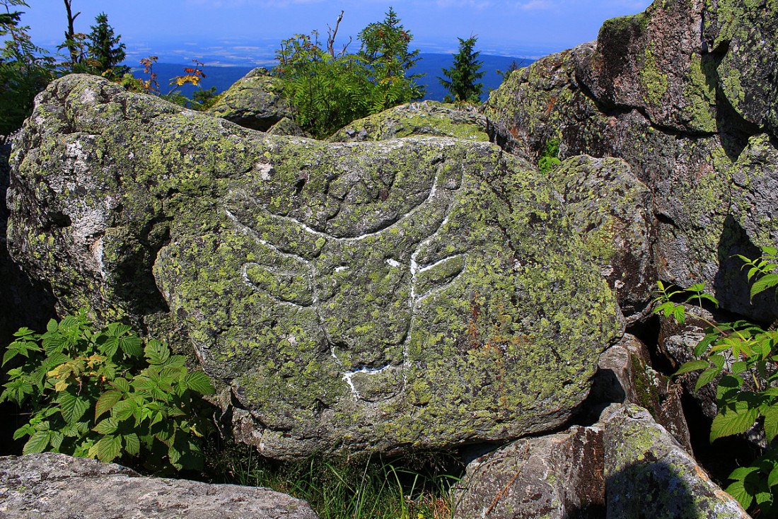 Foto: Martin Zehrer - Der Oxnkopf in Fels gemeißelt - Wo? Natürlich beim Wandern auf dem Ochsenkopf gesehen ;-) 