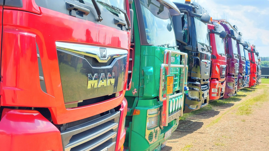 Foto: Martin Zehrer - Truckertreffen in Wurz: Viele LKWs waren zu bestaunen... 