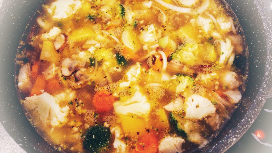 Foto: Jennifer Müller - Mmmm... Gemüsesuppe... Genau das Richtige bei dem Wetter, um Vitamine zu tanken... 