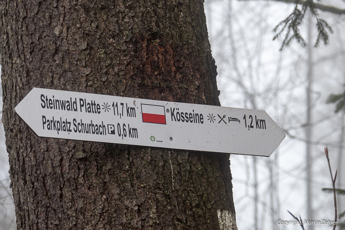 Foto: Martin Zehrer - Nur noch 1,2km hoch zum Kösseine-Haus... dann gibts Brotzeit und was zu Trinken ;-) 