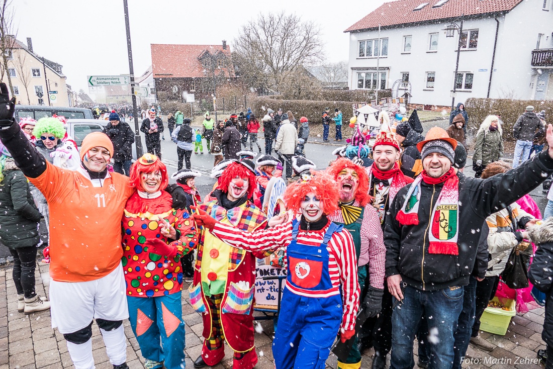 Foto: Martin Zehrer - Gaudi, Gaudi, Gaudi!!! Faschingszug des WCV durch Waldeck am 11. Februar 2018! 