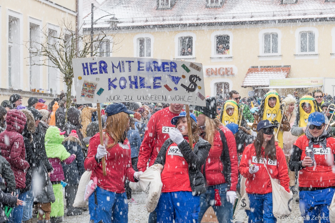 Foto: Martin Zehrer - Gaudi, Gaudi, Gaudi!!! Faschingszug des WCV durch Waldeck am 11. Februar 2018!  