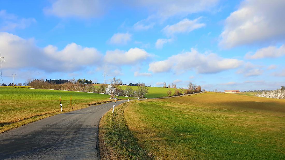 Foto: Martin Zehrer - Auf der Straße Richtung Ölbrunn.<br />
 