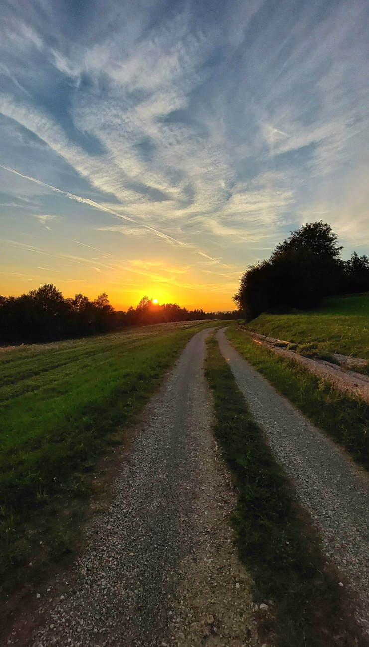 Foto: Martin Zehrer - Sonnenuntergang am Fuße des Armesbergs... 