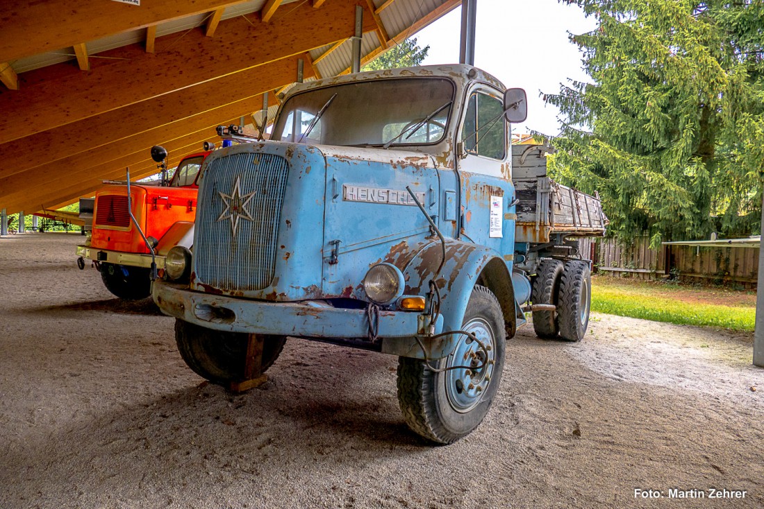 Foto: Martin Zehrer - Ein Gruß aus dem Wirtschaftswunder. Ein Henschel-LKW in originalem Zustand. Unsere Eltern und Großeltern wird dieser Anblick ein vertrauter sein. Vermutlich noch mit eine 