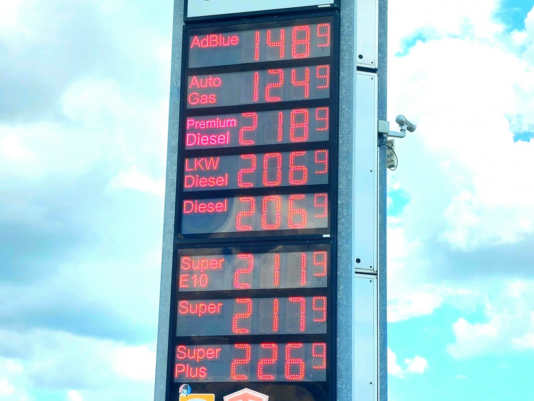 Foto: Martin Zehrer - Tankstelle Autohof Windischeschenbach <br />
Spritpreise am 30. Mai 2022 