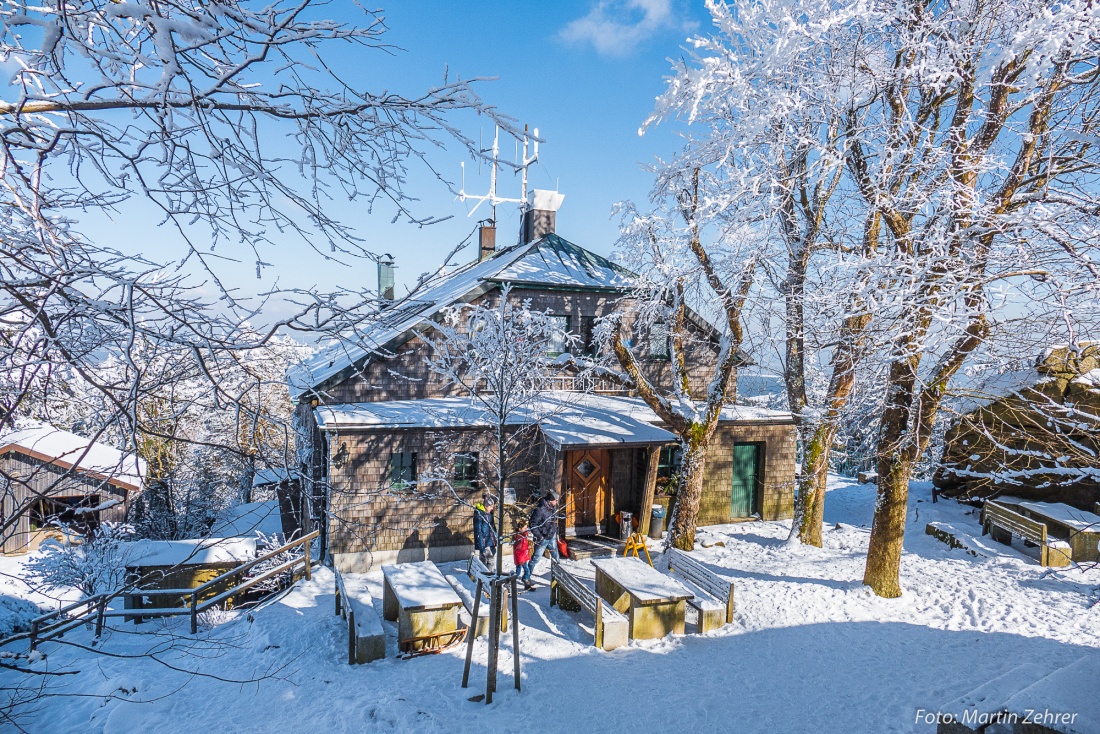 Foto: Martin Zehrer - 14. Februar 2018 - Das Kösseine-Haus im Winterkleid ;-) 