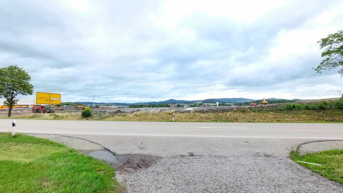 Foto: Martin Zehrer - Markgraf-Baustelle in Kemnath,  gegenüber vom Hegele-Gebäude. 