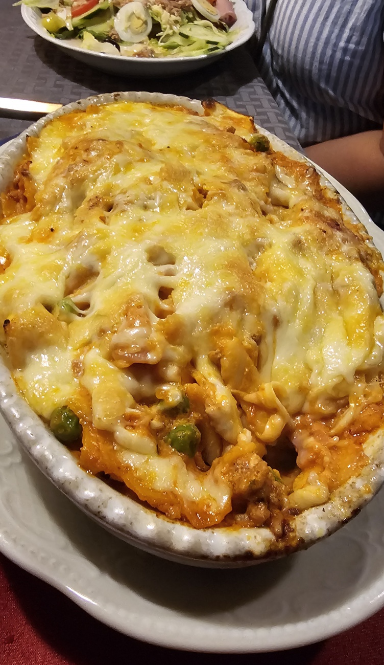 Riesen-Lasagne in Grafenwöhr, in der Sudpfanne...