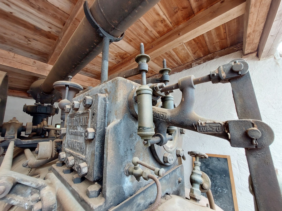 Foto: Martin Zehrer - Eine Dampfmaschine von Lanz aus dem Jahre 1910 