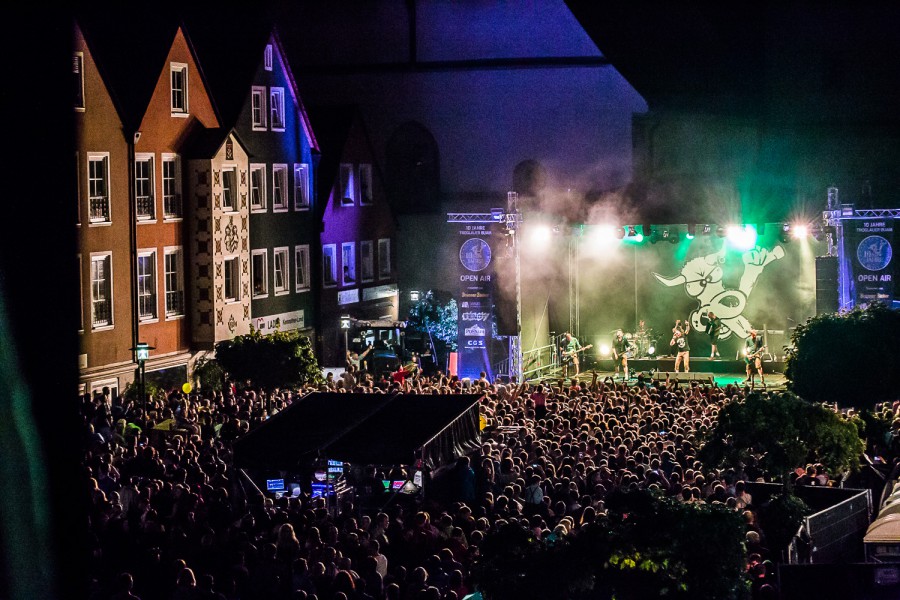 Foto: Martin Zehrer - Troglauer Buam beim Open Air 2014 in Kemnath. Das war Gaudi... 