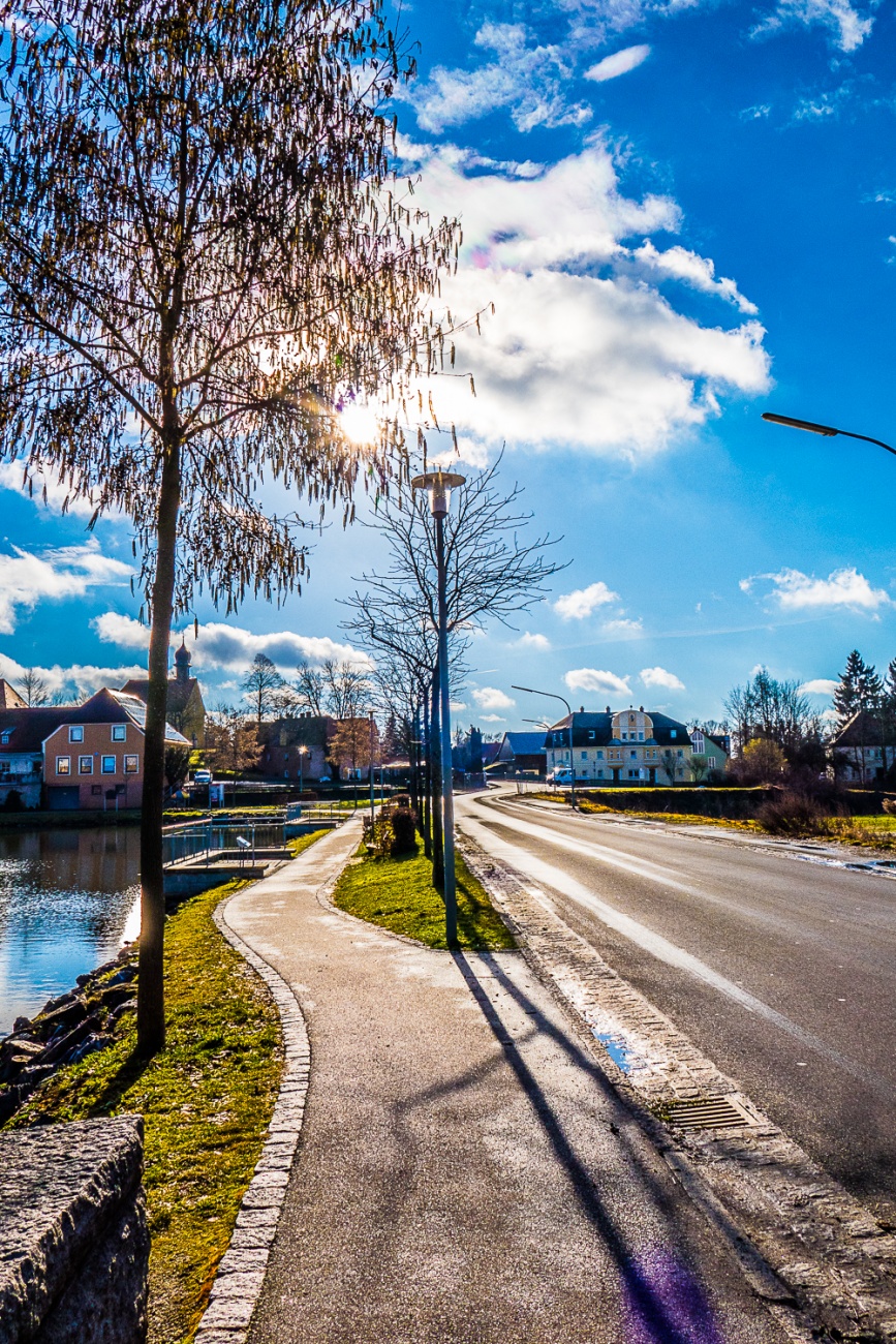 Foto: Martin Zehrer - Blauer Himmel und strahlender Sonnenschein. Nach vielen Tagen mit düsterem Wetter gab am 30. Januar 2018 die Sonne ihr Bestes. 