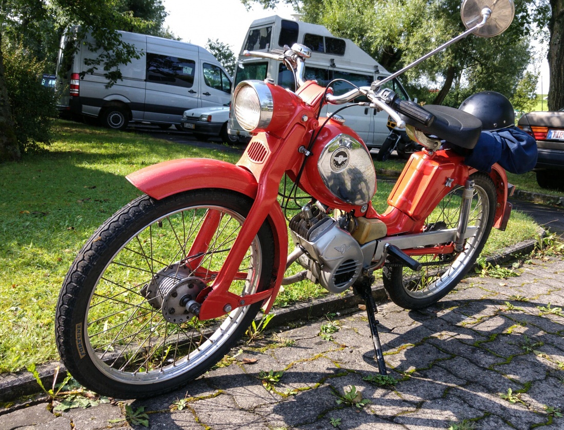 Foto: Martin Zehrer - Wer kennts noch? - Eine Zündapp mit Gebläsekühlung, in Kemnath zum Oldtimertreffen... 