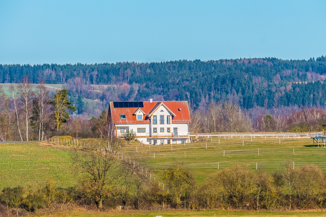 Foto: Martin Zehrer - Eine Pferd-Ranch bei Kemnath... 