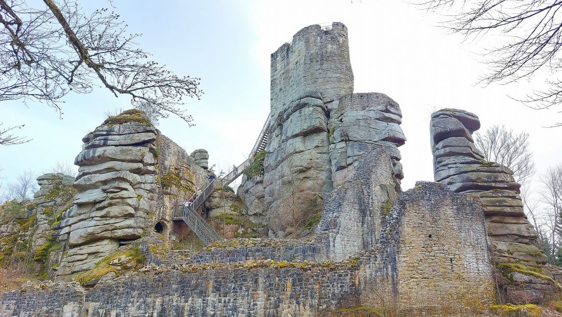 Foto: Martin Zehrer - Die Burgruine Weißenstein im Steinwald.  