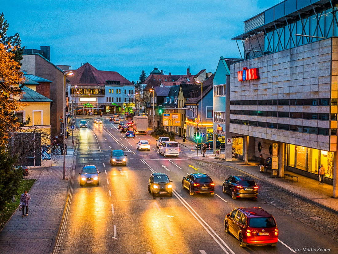 Foto: Martin Zehrer - Feierabendverkehr in Bayreuth... 
