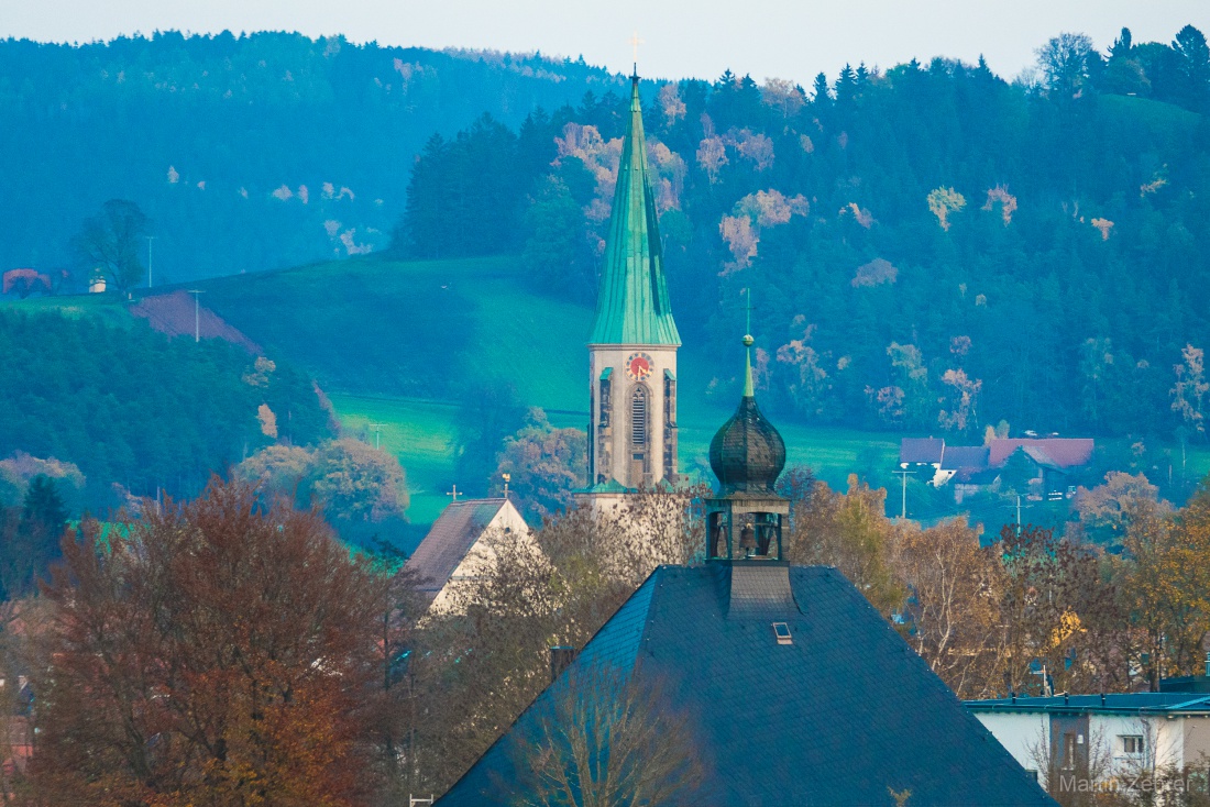 Foto: Martin Zehrer - Zwei Kirchtürme über Kemnath... 