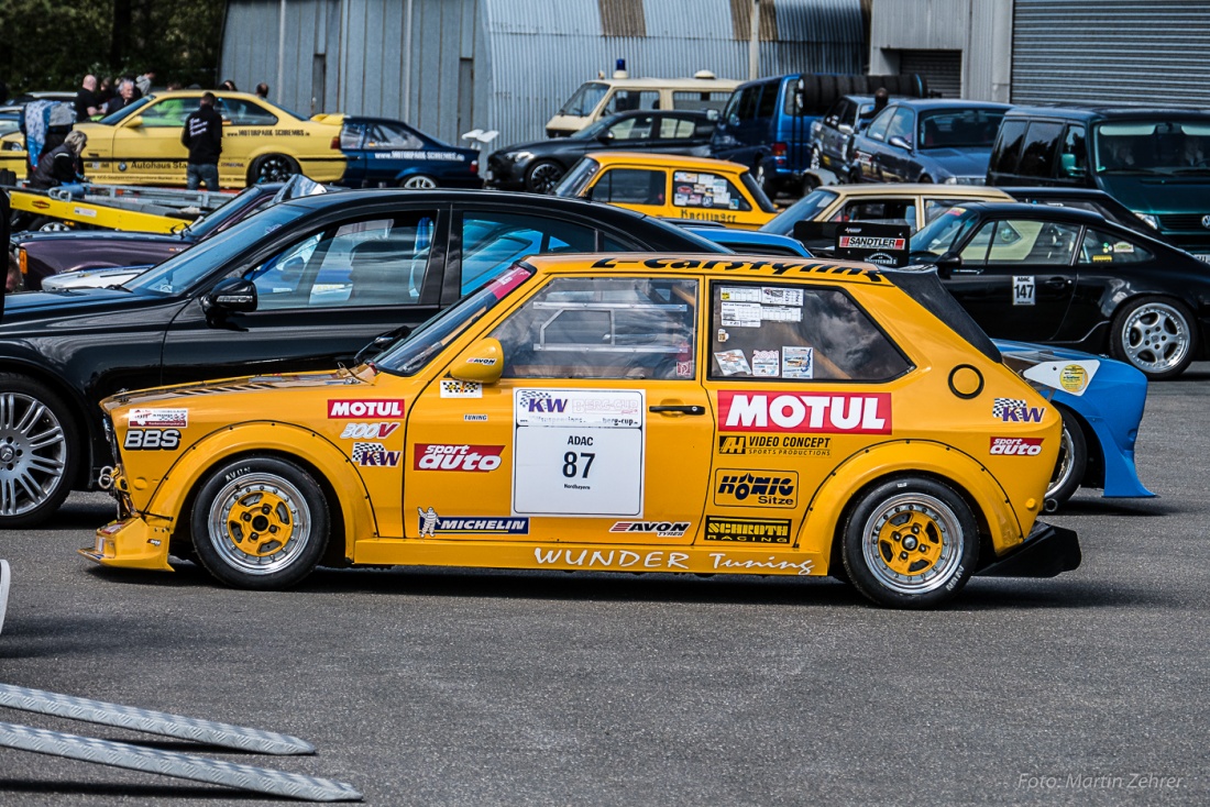 Foto: Martin Zehrer - AUdi 50 oder Polo1 ??? Gesehen auf dem Flugplatz-Slalom von Speichersdorf 