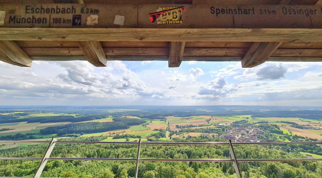 Foto: Jennifer Müller - Einmal Rundum-Blick vom Rauhen Kulm. Wunderschöne Heimat! 