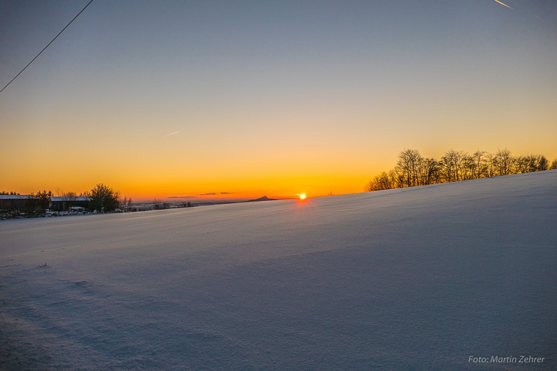 Foto: Martin Zehrer - 6. Januar 2017 - Was für ein Wintertag! <br />
<br />
Zurück von der Brotzeit aus Erdenweis beim Fröhler durften wir den Sonnenuntergang erleben - G I G A N T I S C H !!! 
