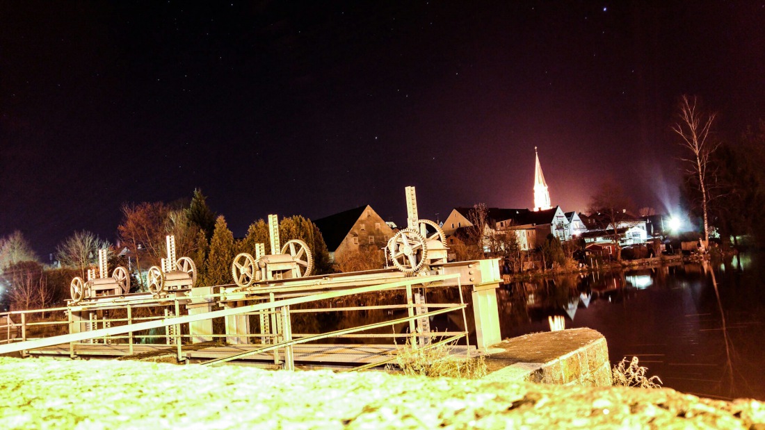 Foto: Martin Zehrer - Nachts, am Zahn-Rad ;-) 