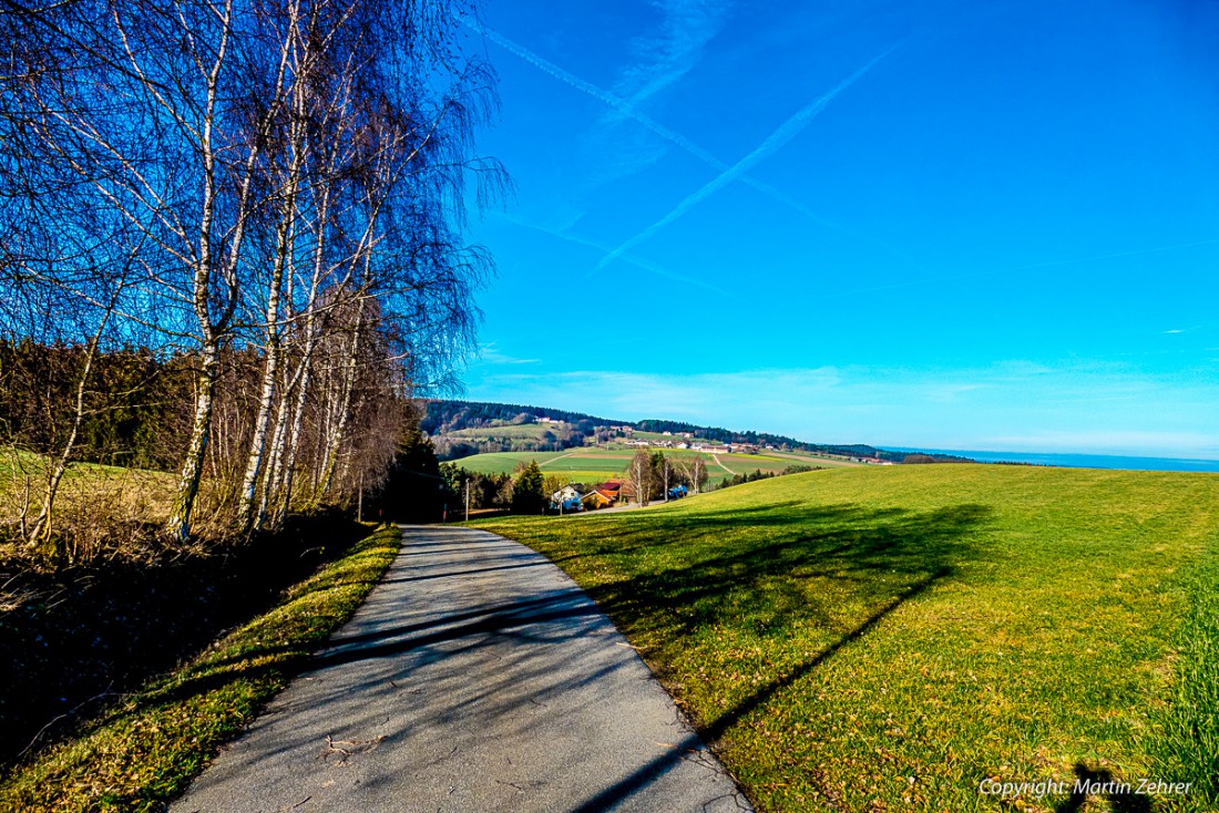 Foto: Martin Zehrer - Weihnachts-Wandern im Bayrischem Wald Nähe Roding. Auf dem Weg nach Neuhaus in Schorndorf bei Cham... Noch 4 Kilometer bis zum Pizza-Essen ;-) 