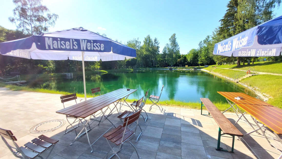 Foto: Martin Zehrer - Auch einen Kiosk gibts im Freibad Selingau bei Ebnath. 