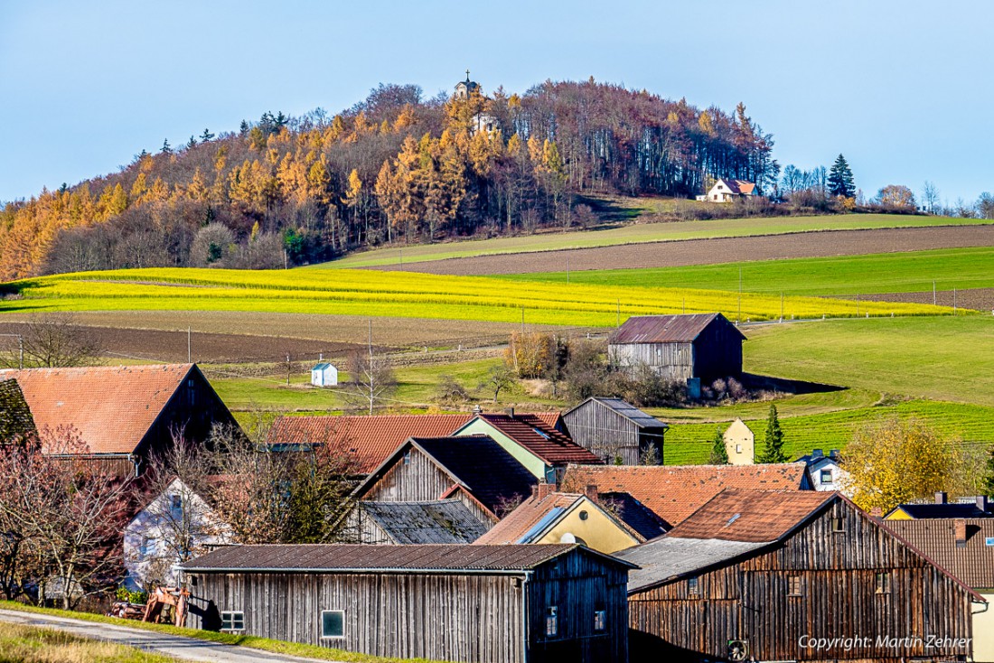 Foto: Martin Zehrer - Blick über Godas zum Amesberg hinauf. Godaser Land halt... ;-) 