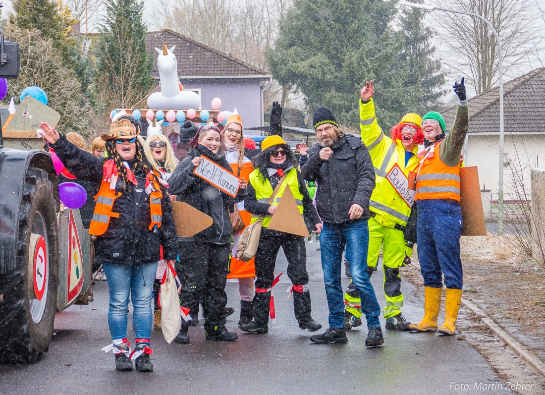 Foto: Martin Zehrer - Gaudi, Gaudi, Gaudi!!! Faschingszug des WCV durch Waldeck am 11. Februar 2018! 