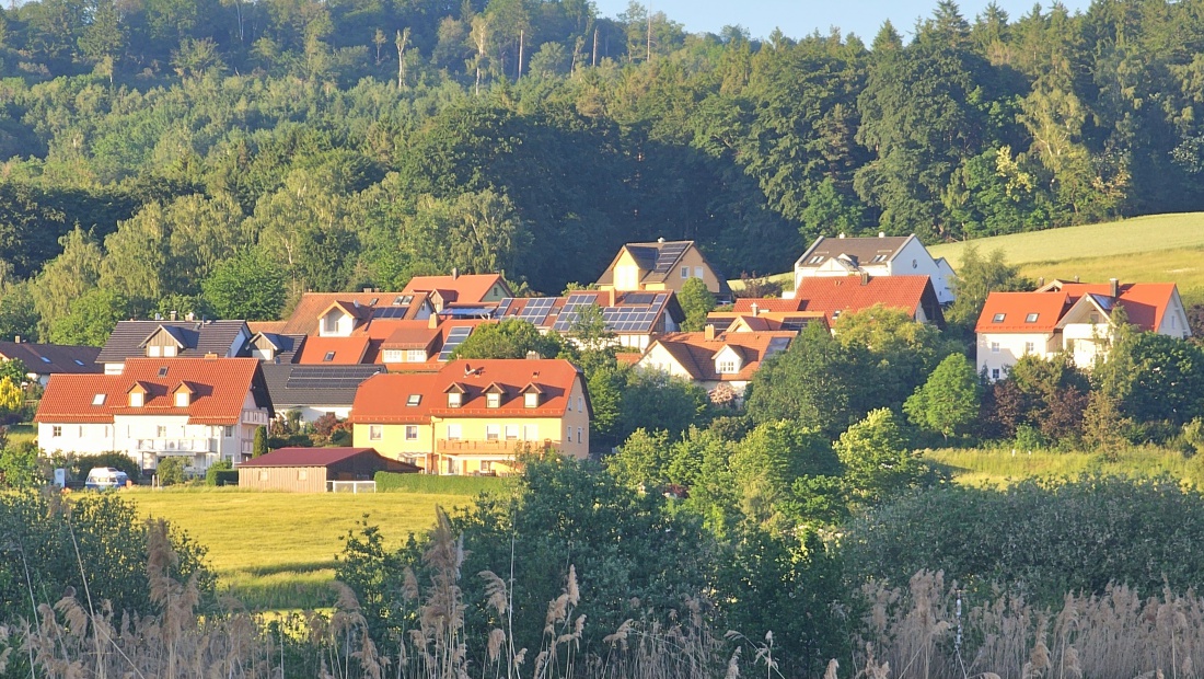 Altensteinreuth im Sonnenuntergang...