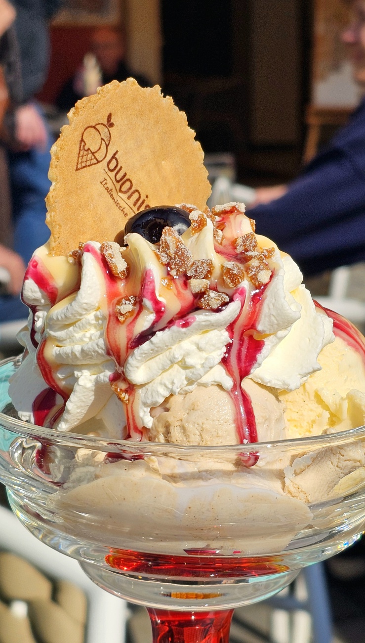 Frühlings-Eisbecher in Bayreuth