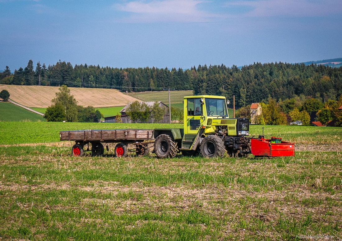 Foto: Martin Zehrer - Alberts Gerät - Mit dem MB-Trac auf dem Acker unterwegs... 