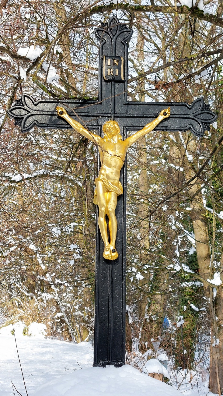 Am Kreuz, im Winter...