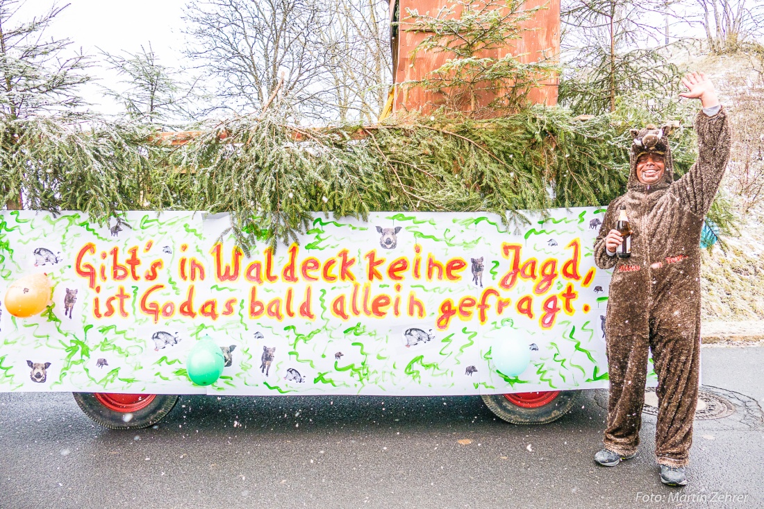 Foto: Martin Zehrer - Gaudi, Gaudi, Gaudi!!! Faschingszug des WCV durch Waldeck am 11. Februar 2018! 