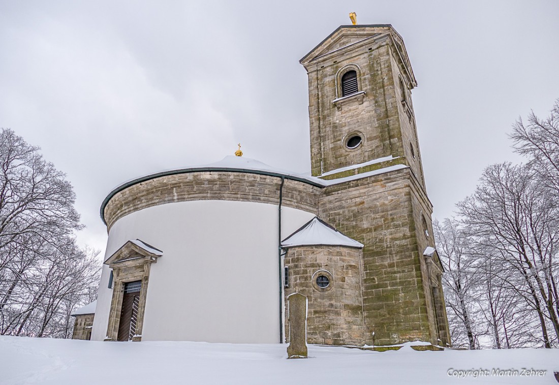 Foto: Martin Zehrer - Wallfahrtskirche Armesberg im Winter<br />
<br />
17. Januar 2016 
