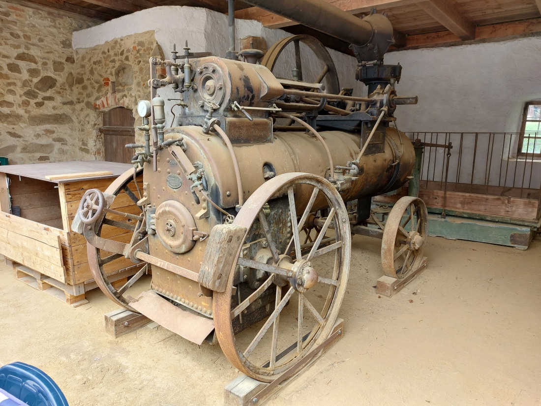 Foto: Martin Zehrer - Eine Dampfmaschine von Lanz aus dem Jahre 1910 