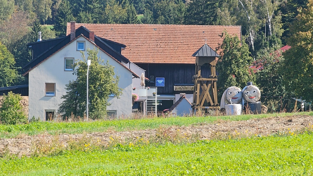 Spaziergang von Godas aus zum Armesberg hoch, bei wunderschönem Herbst-Wetter.
Das Auto parkten wir auf dem Parkplatz oberhalb von Godas, dann gings zu Fuß Richtung Armesberg.