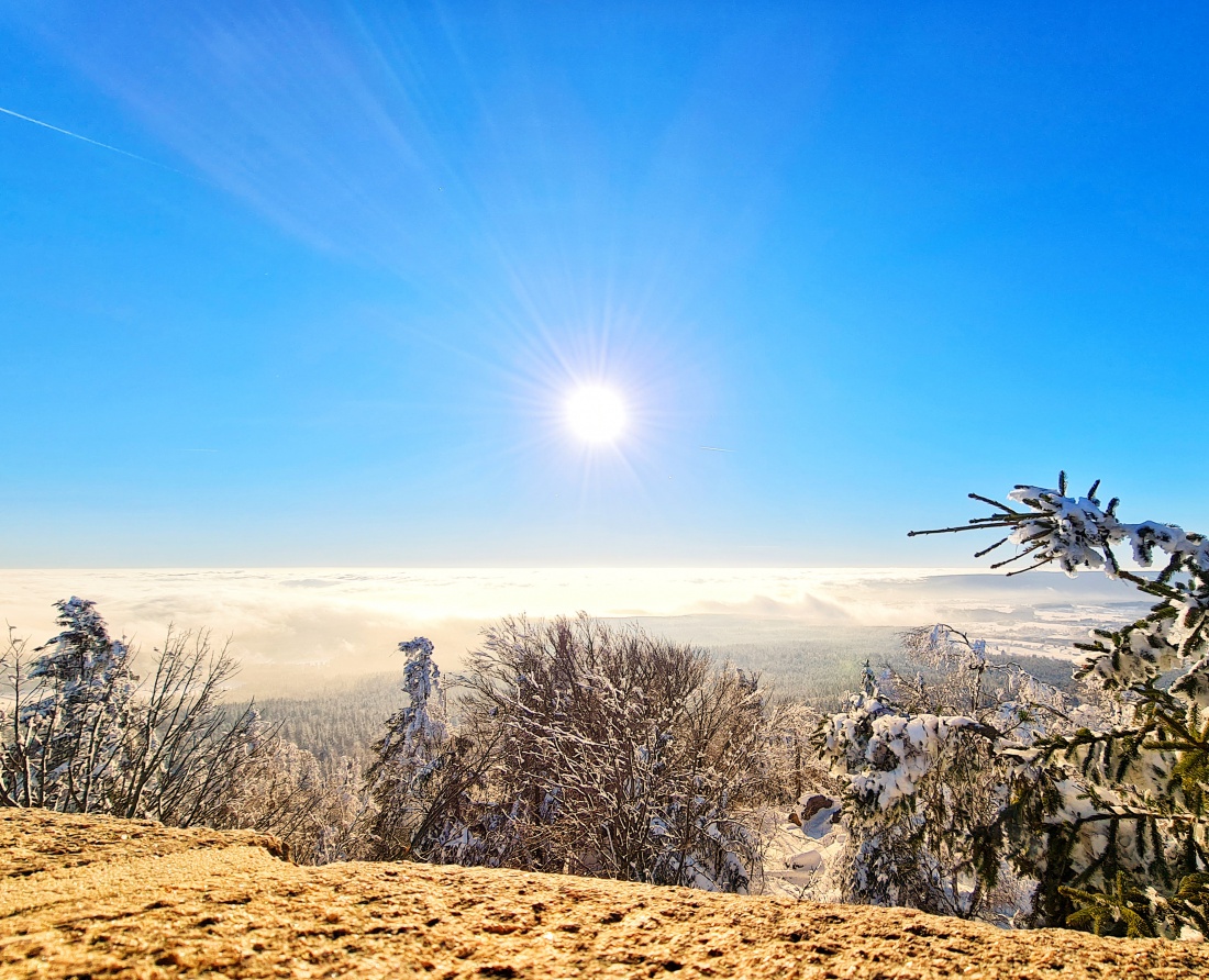 Foto: Jennifer Müller - Heute mal rauf auf die Kösseine.<br />
Winter-Wonderland und Sonne über Sonne... am Himmel und im Herzen 