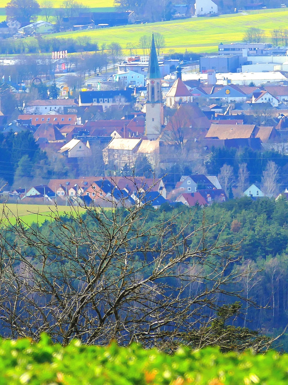 Foto: Martin Zehrer - Der Kemnather Kirchturm von Godas aus fotografiert... 