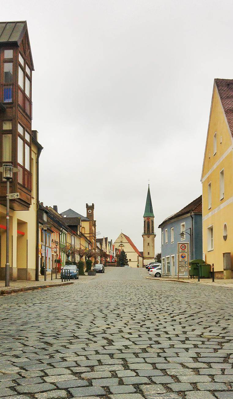 Foto: Jenny Müller - Blick zum Stadplatz Kemnath am 2. Weihnachtsfeiertag 