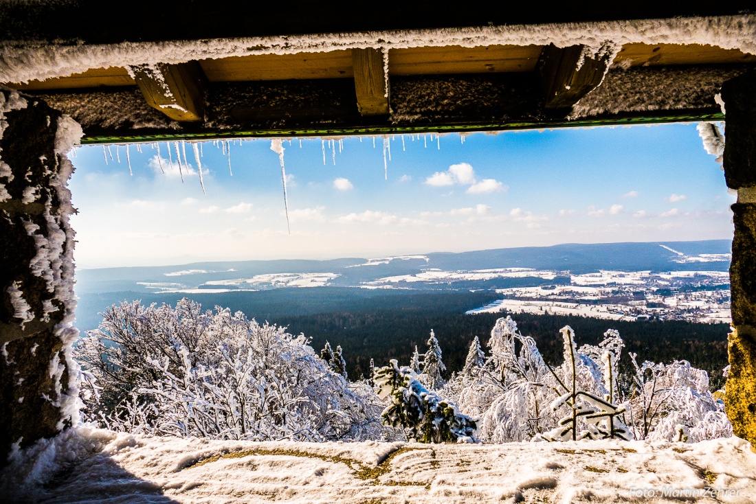 Foto: Martin Zehrer - Schau ins Fichtelgebirge! Aussichtsturm auf der Kösseine - Wunderbar!^<br />
<br />
14. Februar 2018 