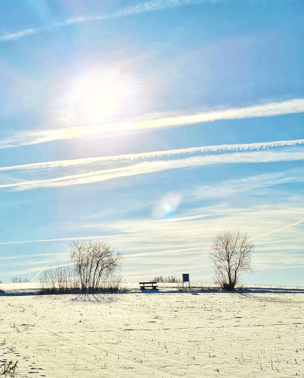 Winterliche Landschaft rund um Kemnath 