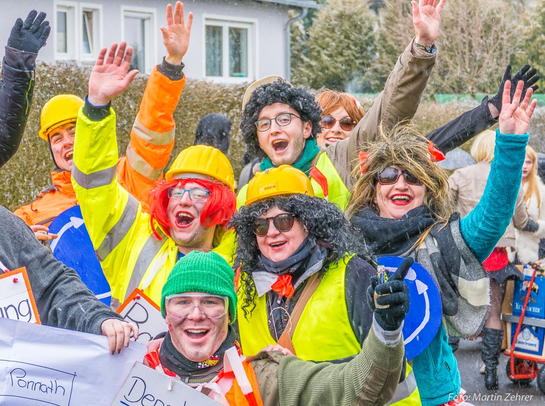 Foto: Martin Zehrer - Gaudi, Gaudi, Gaudi!!! Faschingszug des WCV durch Waldeck am 11. Februar 2018! 
