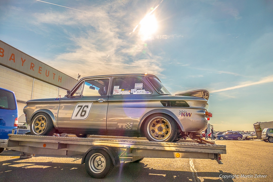 Foto: Martin Zehrer - NSU Prinz auf dem Hänger - Er hat seine Arbeit getan 