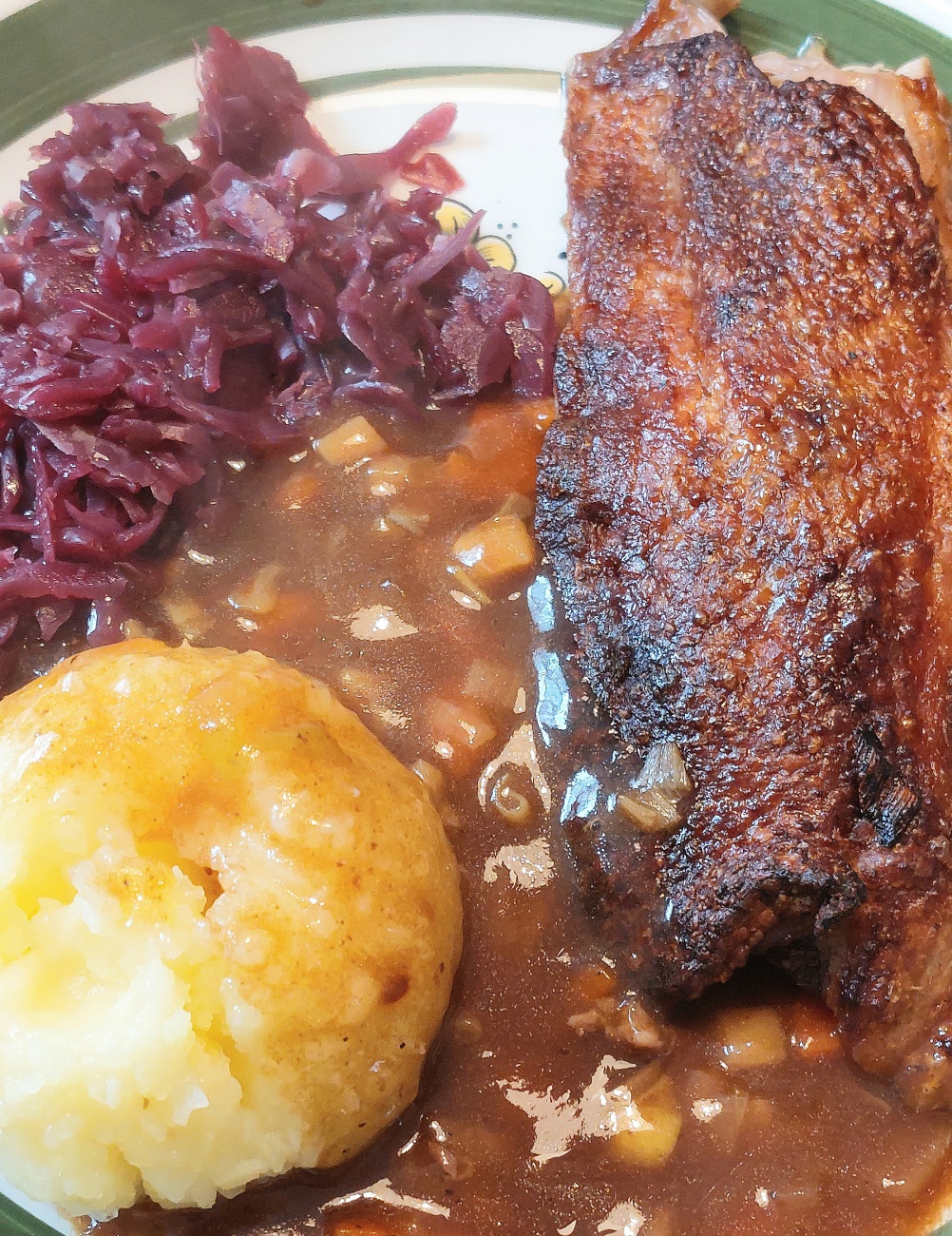 Foto: Martin Zehrer - Geburtstags-Gans... unglaublich gut und knusprig.  