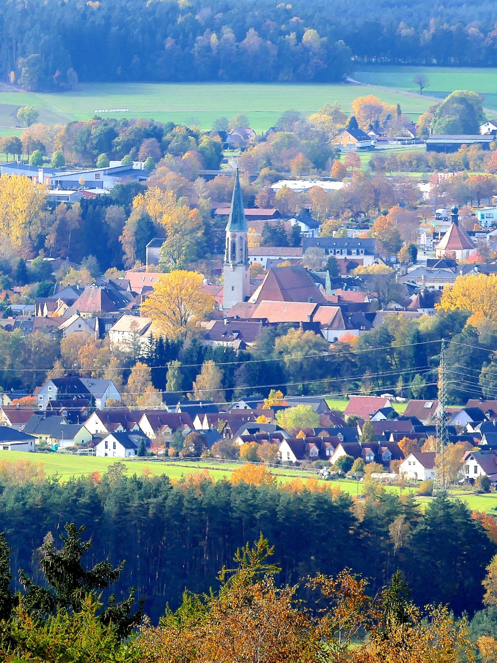 Foto: Martin Zehrer - Kemnather Kirchturm von Godas aus fotografiert... 