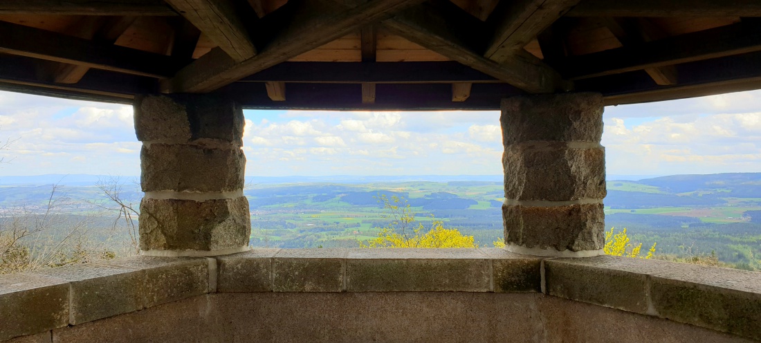 Foto: Martin Zehrer - Aussicht, oben auf dem Kösseine-Turm... 