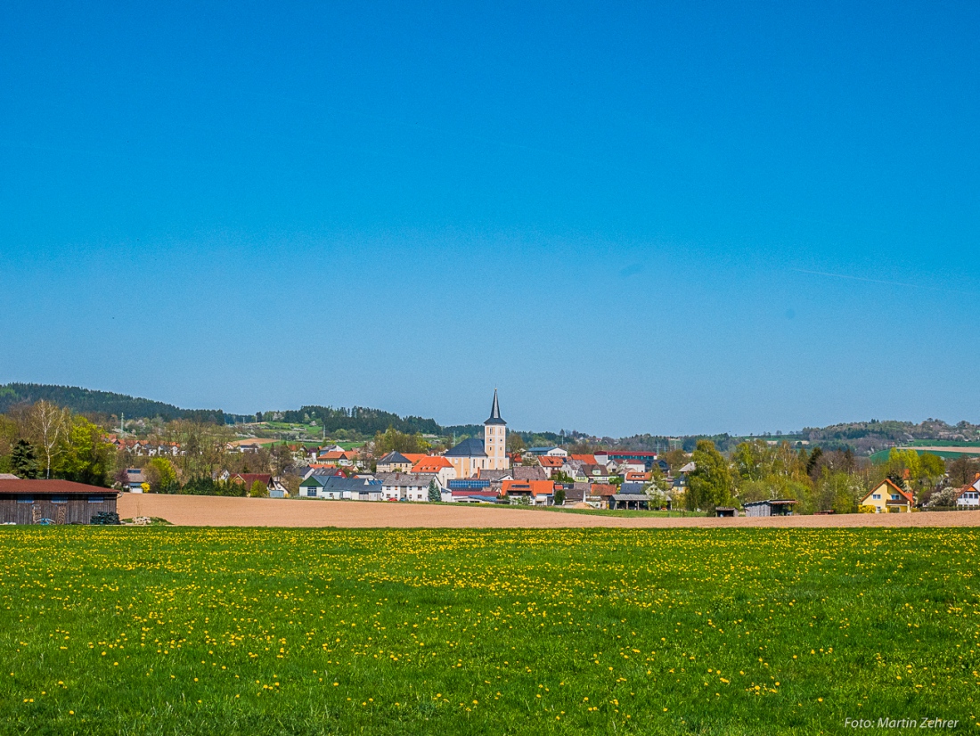 Foto: Martin Zehrer - Radtour mit dem EBike, kurz vor Kulmain... Hammer-Wetter am 21. April 2019... 